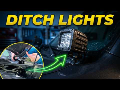 Ditch Lights Installed In 5th Gen Toyota 4Runner
