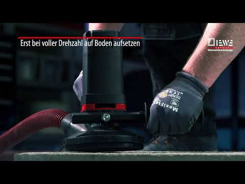 Bodenschleifen mit einem Diamantschleiftopf auf einem Bodenschleifer - Anwendung erklärt