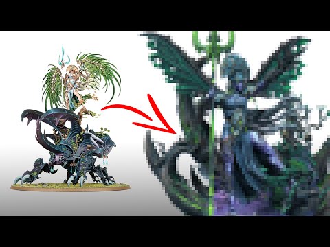 Kitbashing a NURGLE CORRUPTED Alarielle - Nurgle Corrupted Sylvaneth Army