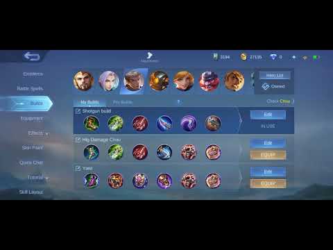 CHOU SHOTGUN BUILD AND EMBLEM SET MUCH DAMAGE HACK 100%