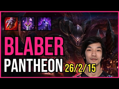 BLABER - PANTHEON vs. LILLIA Jungle | NA Challenger | PATCH 10.25