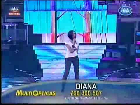 9ª Gala dos Ídolos - Diana Piedade (I cant get no) Satisfaction..