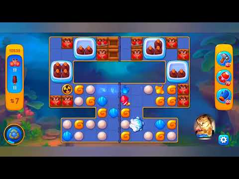 фишдом 2022  #  10839 уровень - прохождение без бустеров # Fishdom,   10839  level - no Boosters.