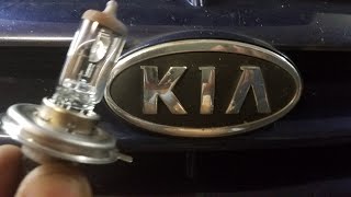 9003 headlight replacement on a Kia Spectra
