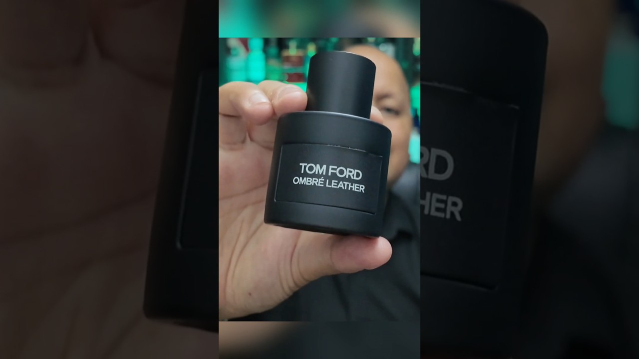 Ombré Leather de Tom Ford, uno de mis mejores perfumes masculinos.
