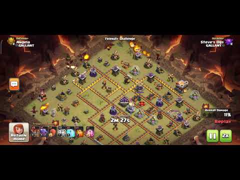 #COC Destroying newly build Th11 with Th10 troops #Aries ♈ Gaming