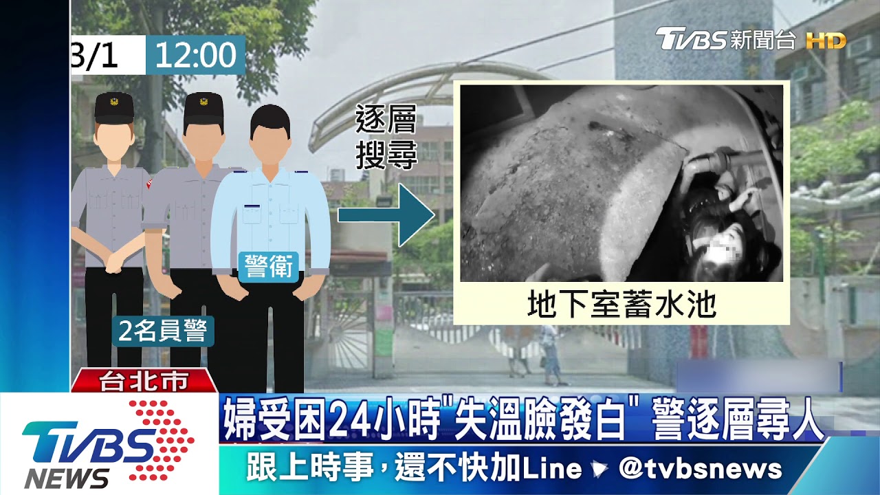 出門未歸女兒急報警 母竟困國小蓄水池