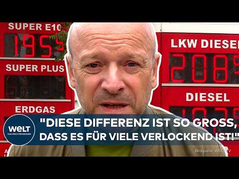 Video Thumbnail: SPRIT-SCHOCK: "Enorme Belastung!" Deutsche stürmen Tschechien! Billiger Sprit lockt Autofahrer!
