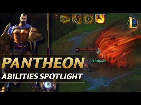 PANTHEON REWORK ABILITIES SPOTLIGHT - League of Legends