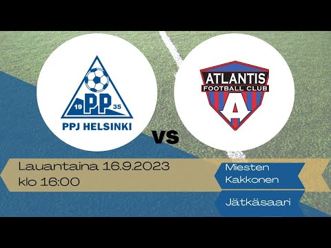 Miesten Kakkonen 2023 A Lohko PPJ vs Atlantis FC Jätkäsaaren tekis la 16.9.2023 klo 16:00