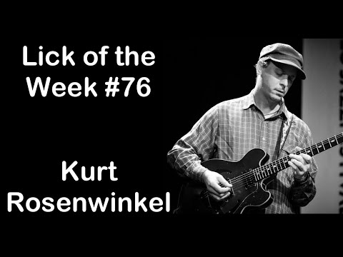 Lick of the Week #76 (Kurt Rosenwinkel ii V I Lick)