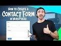 How To Create A Contact Form In WordPress For FREE