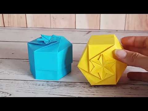 DIY Origami Hexagonal Gift Box | Easy Paper Craft Tutorial for Small Gifts