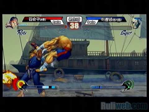 Korea Nationals SF4 Week 2-1 - Ryu vs Sagat