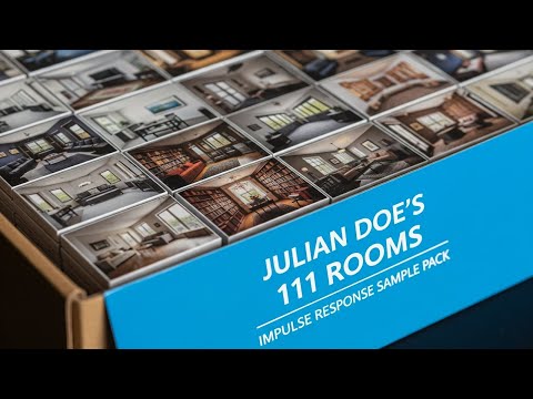 111 Rooms - A collection of 111 Impulse Responses (IR) - Room Reverb - Demo with Guitar