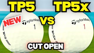 New TP5 vs TP5x Golf Balls — We Cut Them Open! (2026 Release)