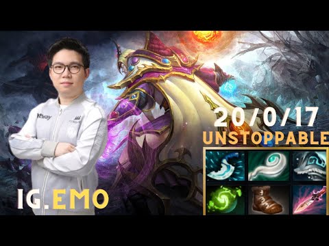 iG.Emo - INVOKER MID VS TEMPLAR ASSASSIN- Unstoppable 20 KILLS [Dota 2 Pro Highlight]