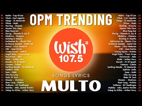 Multo - Cup Of Joe💗 Best OPM Tagalog Love Songs - NEW OPM Trending 2025 Playlist