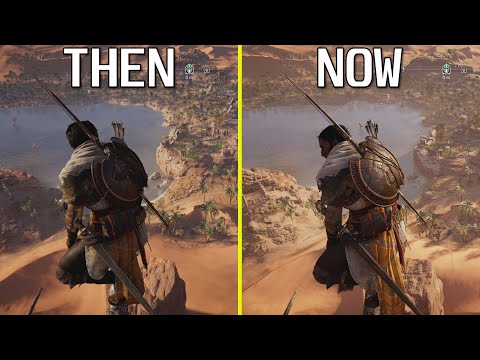 Assassin's Creed Origins  Patch 1.44 vs 1.60 Patch PS5 Frame Rate Test