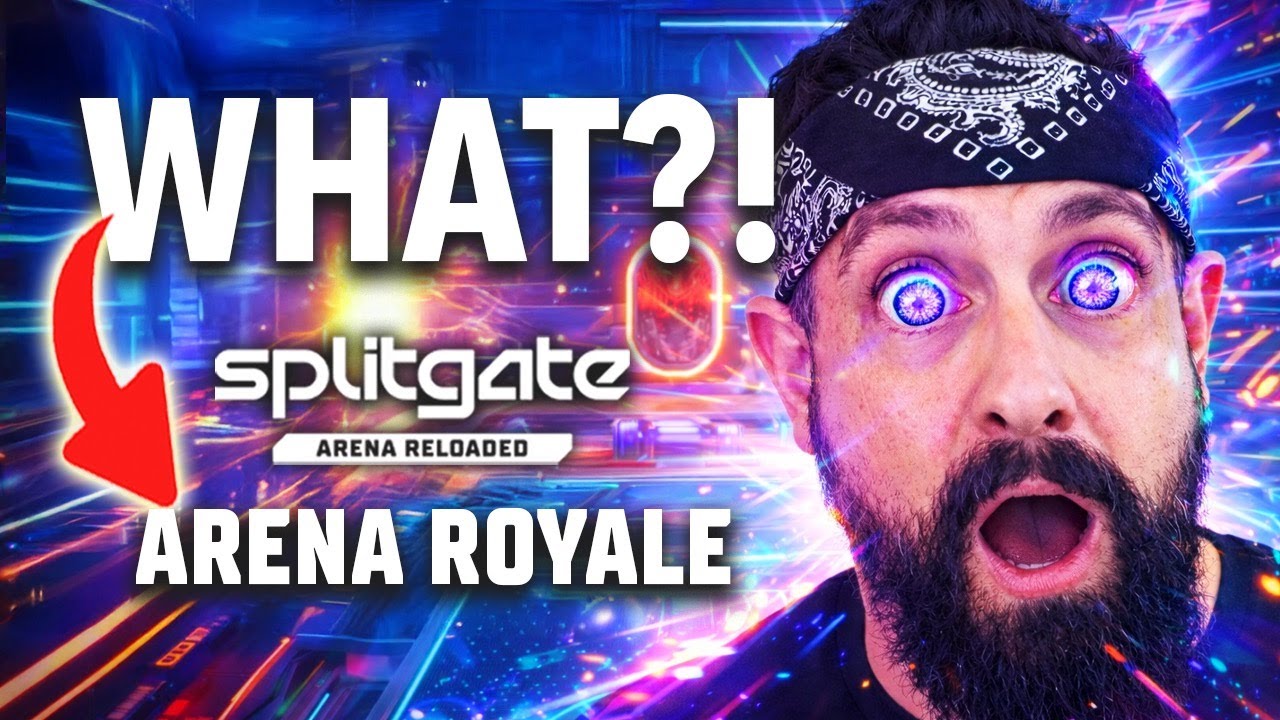 My FIRST Time Playing Arena Royale in Splitgate Arena Reloaded!