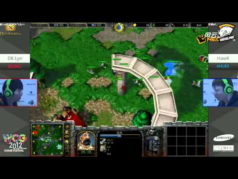 WCG 2012 WC3: Group Stage Lyn vs HawK