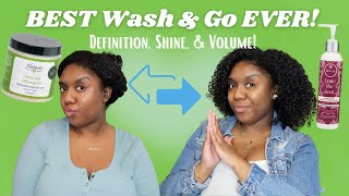 THE BEST Wash N Go Combo | Volume, Definition AND SHINE  ✅