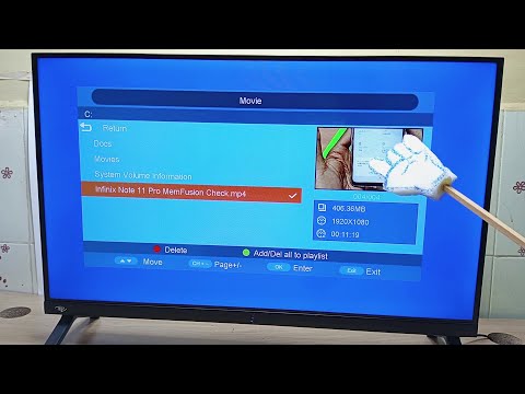 How To Play itel TV USB Movies In Full Screen