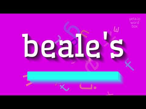 How to say "beale's"! (High Quality Voices)