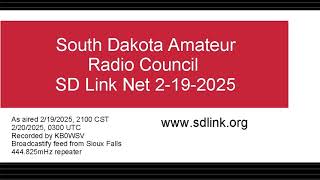 SDARC SD Link Net SF 2-19-2025 Broadcastify Feed