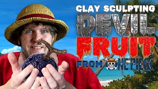 Clay Sculpting a Devil Fruit from One Piece