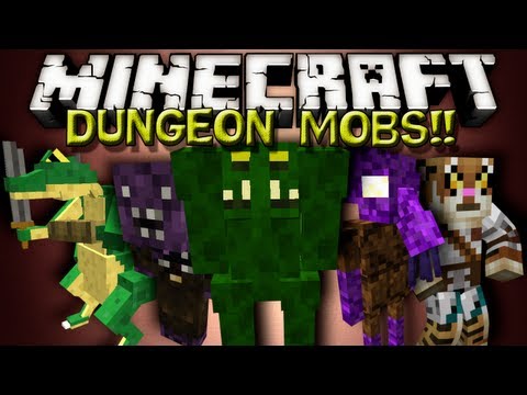 Minecraft Mods - DUNGEON MOBS MOD!!!
