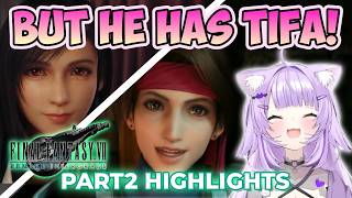 [ENG SUB] Okayu PANICS when Jessie hits on Cloud! (What about Tifa?!)
