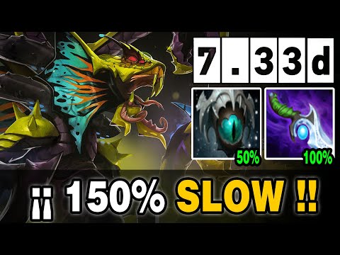 ¡¡ASÍ SE SOLEA A UNA MEDUSA CON VENO!! ¡¡MÁXIMA RALENTIZACIÓN CON VENOMANCER OFF!! - DOTA 7.33