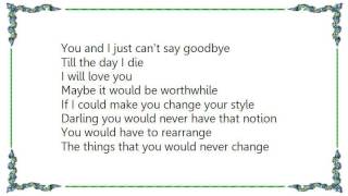 Bobby Caldwell - Can&#39;t Say Goodbye Lyrics