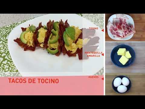Tacos de tocino  | Receta Fácil de preparar | Buen Provecho