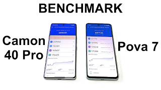 Tecno Camon 40 Pro vs Pova 7 - BENCHMARK COMPARISON