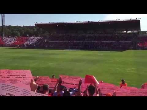 Girona F.C. himne i mosaic, 7 juny 2015