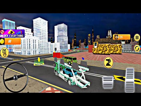 Army Vehicle Transporter Truck Simulator-Army Game 2021 -Transport Simulator Games - Gameplays