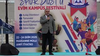 ERÜ’de “Spor Dostu Evim Kampüs Günleri” Etkinliği Düzenlendi