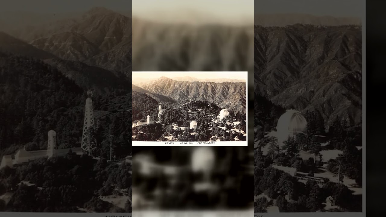 Kodak RPPC Mt. Wilson Observatory Airview, California, 1930s Video