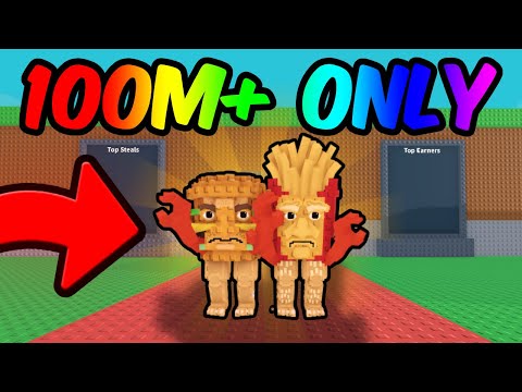 STEALING ONLY 100M+ SECRETS IN STEAL A BRAINROT!