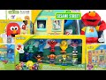 Sesame Street Unboxing Review Sing Along Plush Elmo Round The Neighborhood Playset ASMR