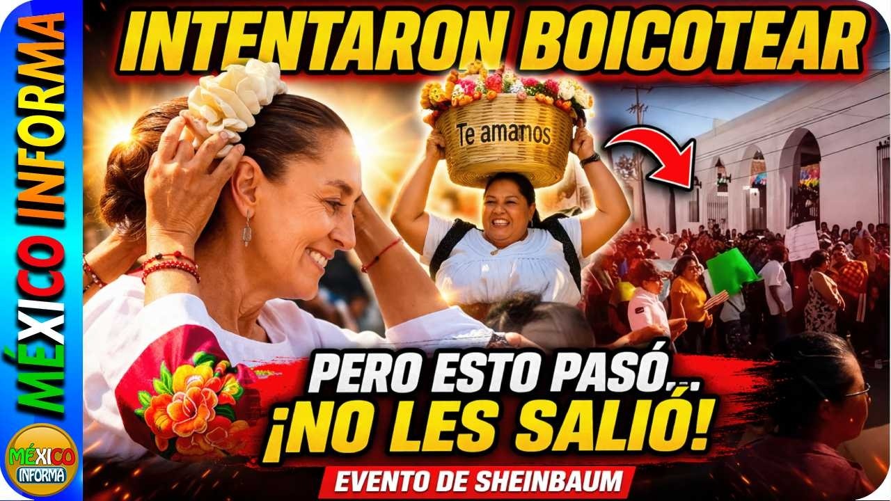INTENTARON BOICOTEAR ELVENTO DE LA PRESIDENTA. NADIE ESPERABA ESTO. NO LES SALIÓ. MIRA LA RAZÓN.