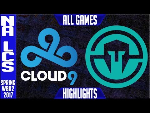 Cloud 9 vs Immortals All Games - NA LCS W8D2 Spring 2017 - C9 vs IMT All Games