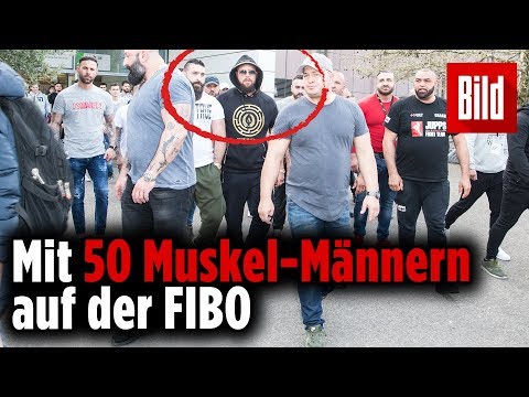 Traut sich Kollegah nicht mehr alleine raus? | FIBO 2018