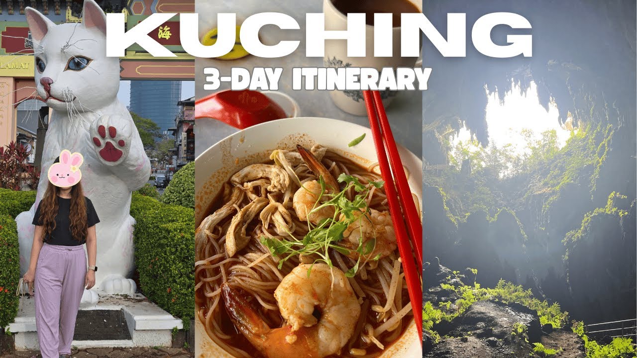 3 Days in Kuching, Sarawak | Exploring Kuching's Hidden Caves & Local Delicacies | Travel Vlog