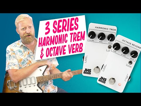 JHS 3 Series Harmonic Tremolo Guitar Effects Pedal-New image 4