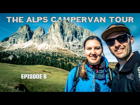 Cable Car to the Top of the Langkofel Dolomites (Ep08) The Alps Campervan Tour | Italy 🇮🇹