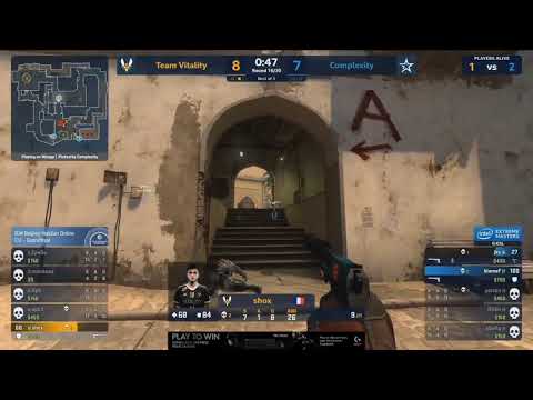 SHOX - CLUTCH VITALITY vs COMPLEXITY - SEMI FINAL IEM BEIJING - MAP 2 MIRAGE