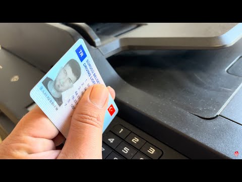 Brother yazıcıda kimlik fotokopisi nasıl çekilir?